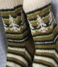Håndstrikkede ullsokker til dame str. 40-41 thumbnail