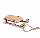 Juleslede i tre Beige L12xB5xH2.8 cm thumbnail