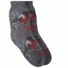 Ullsokker med dompapmotiv str. 37–39, grå thumbnail