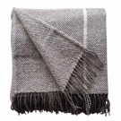 Elegant ullpledd 140×240 cm, brun thumbnail