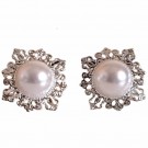 Serviettringer med hvite perler 2 pk, ø 4 cm thumbnail