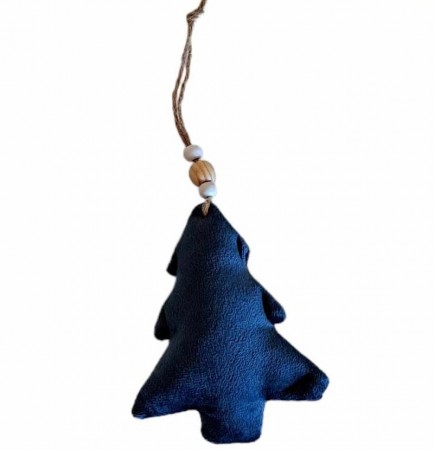 Juletre for oppheng mørk grønn, 11 cm.