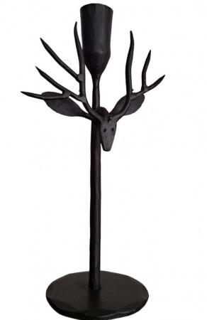 Lysestake 24,5 cm, svart