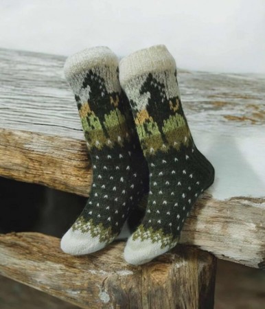 Ullsokker til dame str. 37–38