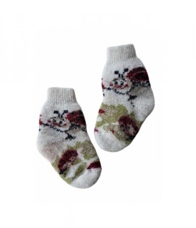 Ullsokker med marihønemotiv str. 19–21