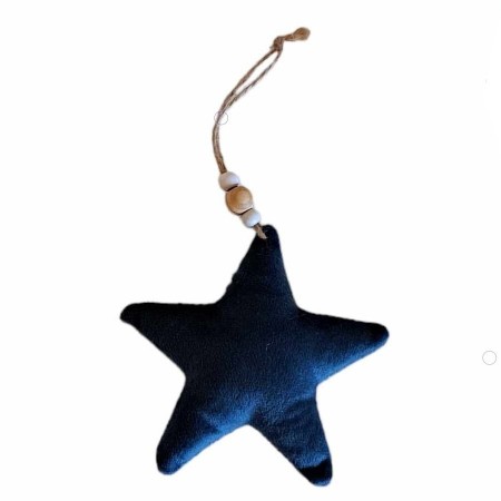 Stjerne for oppheng mørk grønn, 10 cm.