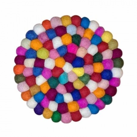 Gryteunderlag i ull ø20 cm