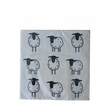 Papirservietter Sau 33×33 cm 20 stk