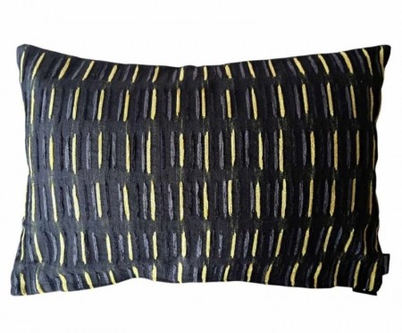 Pynteputetrekk svart og gul, 35×55 cm