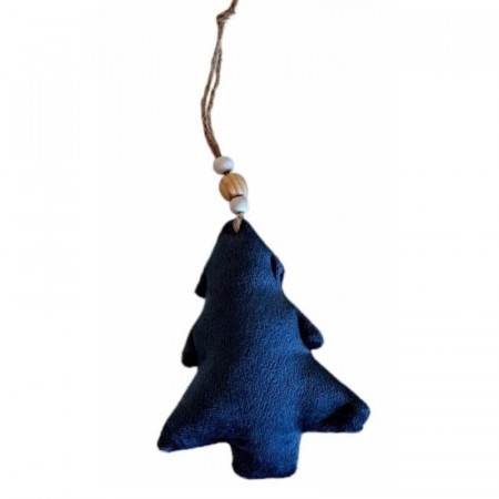 Juletre for oppheng blå, 11 cm