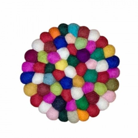 Gryteunderlag i ull ø16 cm