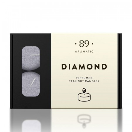 Telys med duft Diamond, 12 stk
