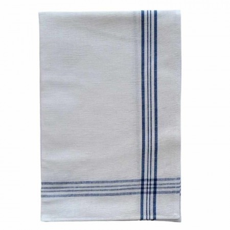 Kjøkkenhåndkle med blå striper, 47×70 cm