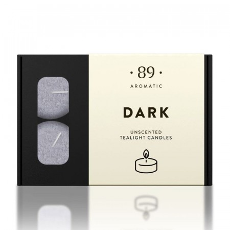 Telys - duftfri Dark, 12 stk