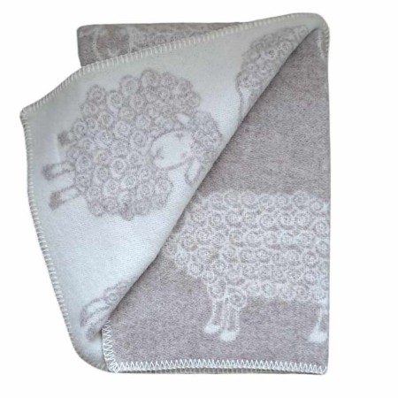 Barnepledd beige 90 x 130 cm