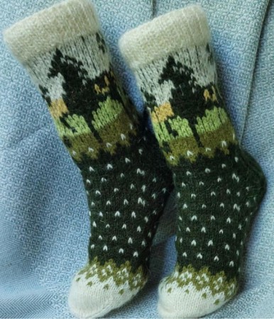 Ullsokker til dame str. 38–39